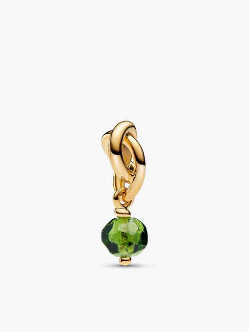 14k Gold Plated August Birthstone Necklace Set
