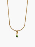 14k Gold Plated August Birthstone Necklace Set