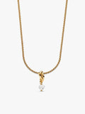 14k Gold Plated April Birthstone Necklace Set