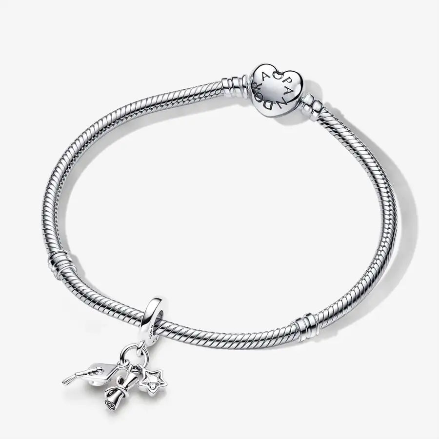2024 Graduation Dangle Charm Bracelet Set