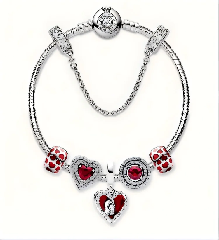 “Blazing Whispers” Charm Bracelet Set